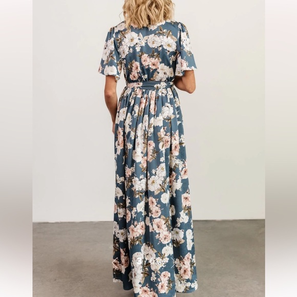 COPY - Baltic Born Sicily Satin Maxi Dress - Picture 3 of 10